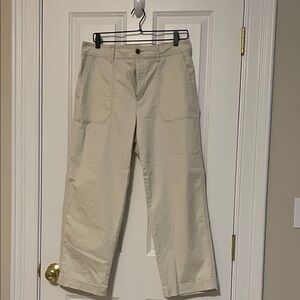 GAP Women's Cream Wide Leg Pants